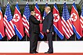 Image 99North Korean leader Kim Jong-un and U.S. President Donald Trump meet during the first North Korea–United States summit in Singapore, June 2018 (from 2010s)