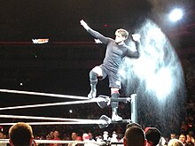 Maddox posing at the ring during a WWE house show in March 2015 Maddox.jpg