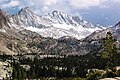 Mt. Thompson with an autumn dusting of snow. 13,280+ ft "Ski Mountaineers Peak" (left) is the highpoint of Thompson Ridge