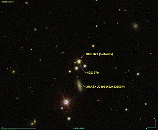 <span class="mw-page-title-main">NGC 370</span> Triple star in the constellation Pisces