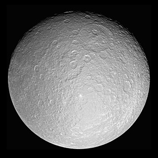 <span class="mw-page-title-main">Rhea (moon)</span> Moon of Saturn