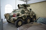 HOT対戦車ミサイルの4連装発射機を装備した、VCR/TH対戦車車両 ソミュール戦車博物館の展示車両