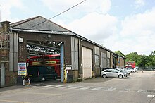 Potters Bar garage and forecourt, July 2015 Potters Bar bus garage - geograph.org.uk - 4566053.jpg