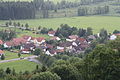 Aussichtspunkt bei Schloss Zeil bei Leutkirch im Allgäu