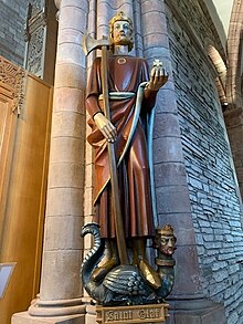 Saint Olaf in Orkney Cathedral, Kirkwall, Scotland
