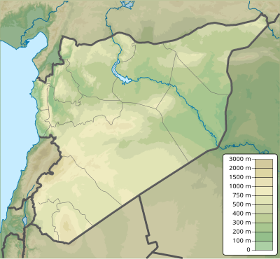 Location map Syria