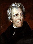 Voormalig Senator Andrew Jackson uit Tennessee Democratische Partij