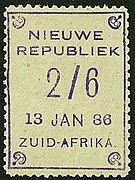 Postage stamp of the Nieuwe Republiek (1886)