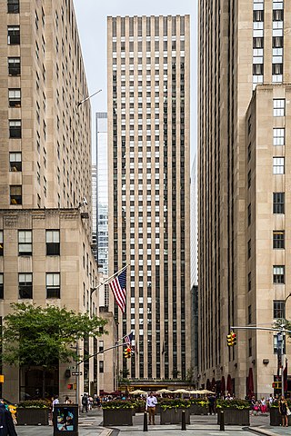 <span class="mw-page-title-main">75 Rockefeller Plaza</span> Office skyscraper in Manhattan, New York