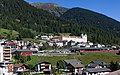 Disentis Abbey, view from Via Lucmagn