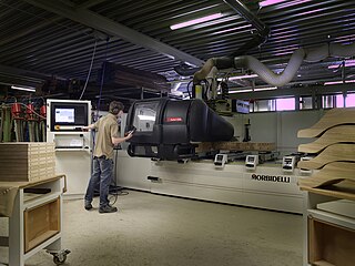 Numerical control Computer control of machine tools, lathes and milling machines, also used on 3D printers