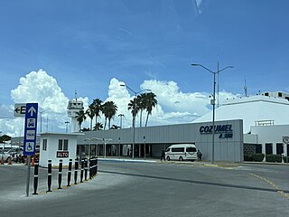 <span class="mw-page-title-main">Cozumel International Airport</span> International airport in Cozumel, Quintana Roo, Mexico