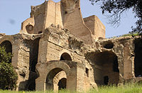 D'Ruine vun der Domus Augusteana zu Roum (Italien).