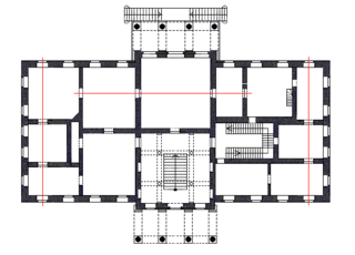 <span class="mw-page-title-main">Enfilade (architecture)</span> Suite of rooms along the same axis