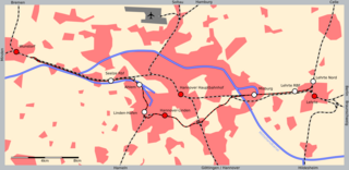 <span class="mw-page-title-main">Hanover freight bypass railway</span> Railway line in Germany