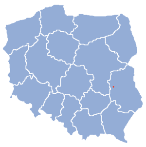 Location of Końskowola