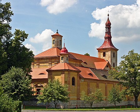 L'église de Mariánské Radčice.