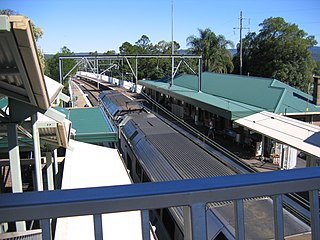 <span class="mw-page-title-main">Morisset railway station</span> Railway station in New South Wales, Australia