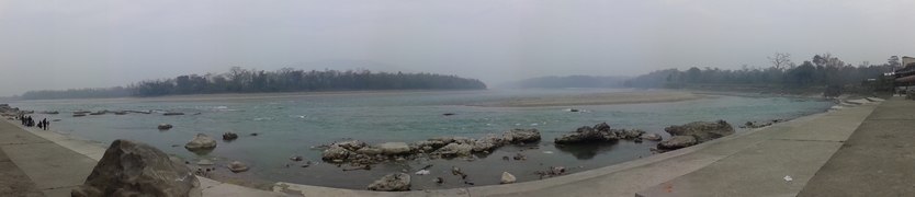 Narayani river as seen from Harihar Temple