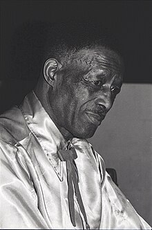 Portrait of blues singer Son House