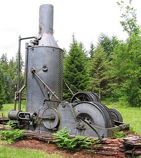 Steam donkey Steam-powered winch or logging engine