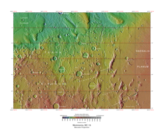 <span class="mw-page-title-main">Memnonia quadrangle</span> Map of Mars