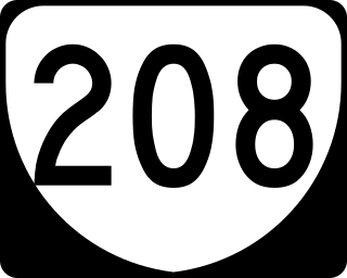 <span class="mw-page-title-main">Virginia State Route 208</span> State highway in northeastern Virginia, US