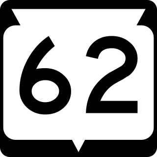 <span class="mw-page-title-main">Wisconsin Highway 62</span> State highway in Wisconsin, United States