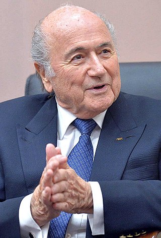 <span class="mw-page-title-main">Sepp Blatter</span> Swiss football administrator (born 1936)