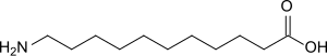 11-Aminoundecansäure Strukturformel