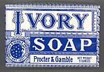 1879. Lancement des savonnettes Ivory, le premier produit de Procter & Gamble.