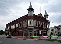 Dunlap Square Building in downtown, listed on the National Register of Historic Places 2009-0619-Marinette-DunlapSquare.jpg