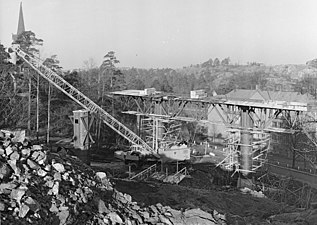 Blommensbergsviadukten, 1961