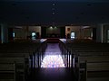 The altar seen from the main door.