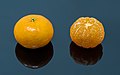 Image 56Composite of a clementine with/without peel