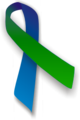 Green & Blue Ribbon