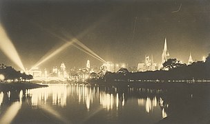 Melbourne skyline, 1934