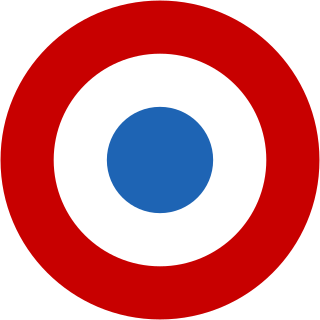 <span class="mw-page-title-main">Roundel</span> Identification symbol, commonly used in aircraft insignia and heraldry, usually of circular design