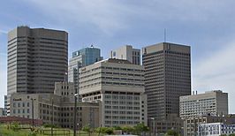 Skyline van Winnipeg