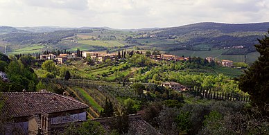 Thung lũng ở Toscana