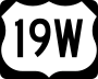 U.S. Route 19W marker