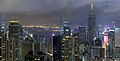 Wan Chai, taken from Stubbs Road near Victoria Peak