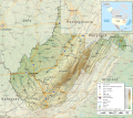 Image 31West Virginia is situated in the Appalachian Mountains, bounded by Allegheny Mountains, Ohio and Big Sandy rivers, and the Cumberland Mountains. (from West Virginia)