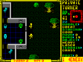 Laser Squad op de ZX Spectrum