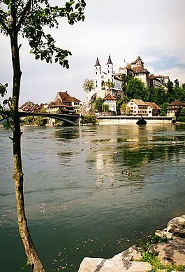 Kota tua Aarburg.