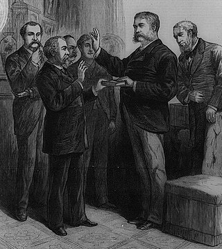 <span class="mw-page-title-main">Inauguration of Chester A. Arthur</span> 4th United States intra-term presidential inauguration