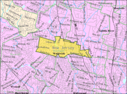 Census Bureau map of Waldwick, New Jersey