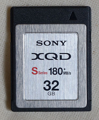 <span class="mw-page-title-main">XQD card</span> Memory card format