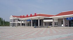 A highway service station in Dingxing