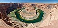 Horseshoe bend - vista panorâmica